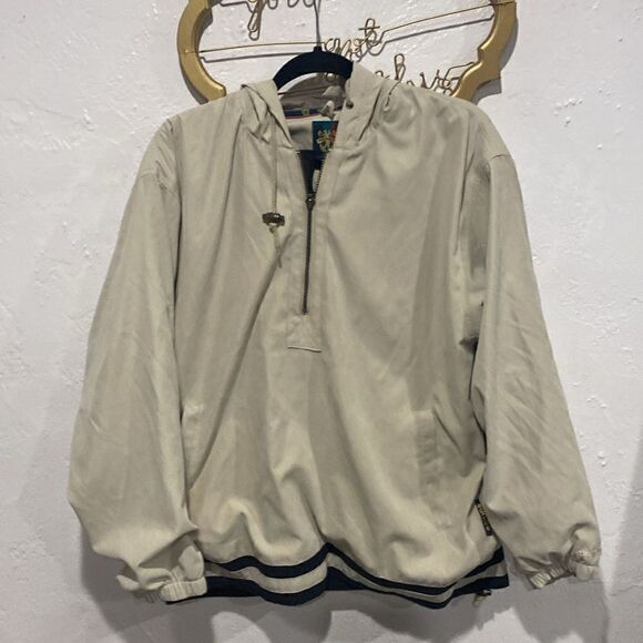 Sunice Men’s Half Zip Pullover Performance Golf Jacket Size L tan - Picture 1 of 6